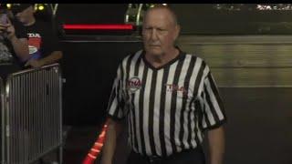 TNA Slammaversary 2024 - Earl Hebner Returns To TNA Wrestling In Montreal Quebec Canada