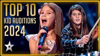 TOP TEN Kid Auditions 2024  Kids Got Talent
