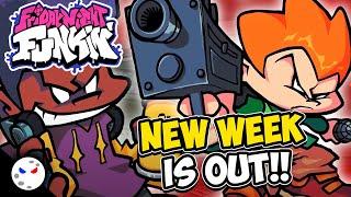 FNF UPDATE *NEW WEEK* IS OUT AND IM LATE - Friday Night Funkin Funny Moments