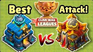 Easiest 2 Star Strategy For CWL - Th12 vs Th16  Clash of Clans