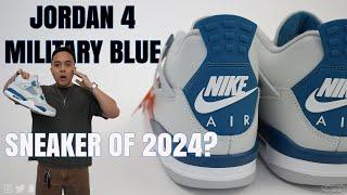 How good are the Jordan 4 Industrial Military Blue 2024? Review  On foot