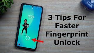 Drastically Make Your Fingerprint Unlock FASTER - 3 Tips