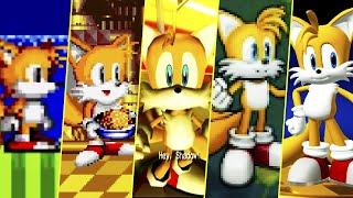 Evolution of Tails from Sonic the Hedgehog 1992-2021