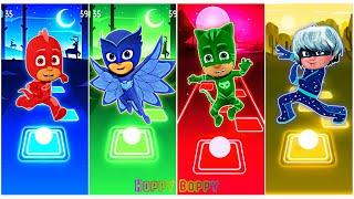 PJ Masks CatBoy  Gekko  Owlette  Night Ninja  Luna Girl  Romeo  Ice Cub  Tiles Hop EDM Rush