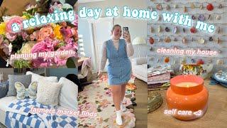 a relaxing home vlog *cleaning gardening self care  & more*