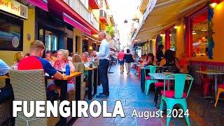 Fuengirola Evening Walk Malaga Costa del Sol Spain August 2024 4K