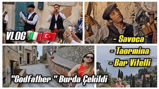 Godfather  BABA  Filminin Çekildiği yere gittim  Bar Vitelli  Taormina Sicilya Italya  Vlog194