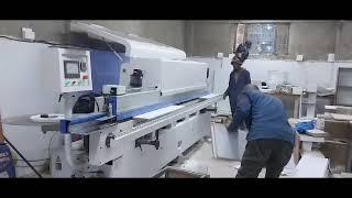 installation and commissioning of the edge banding machine