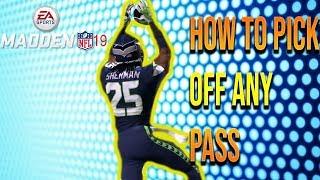 How to Intercept a Pass in MADDEN 19