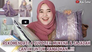 REKOMENDASI 4 SUPPLIER MUKENA CANTIK & SAJADAH TERBARU 2022.. MUKENA UNTUK RAMADHAN SUPER CANTIK