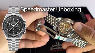 Omega Speedmaster Professional 3861 Sapphire Sandwich Unboxing  #omega #speedmaster #luxury