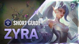 How to Play Zyra Support  Mobalytics 4 Minute Short Guides