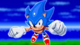Glitch Super Sonic Blue in Sonic 2 Absolute - Speedrun