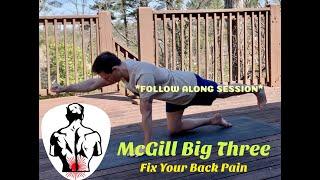 McGill Big 3 Follow Along Session Fix Your Back Pain