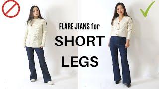 How to wear flare jeans if you have short legs like me