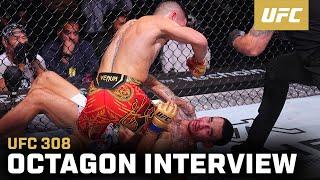 Ilia Topuria Octagon Interview  UFC 308