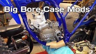 Athena YZ144 Kit - Big Bore Case Mods and Top End Install. Project YZ144 part 6