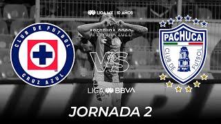 Resumen y Goles  Cruz Azul vs Pachuca  Liga BBVA MX  Apertura 2022 - Jornada 2