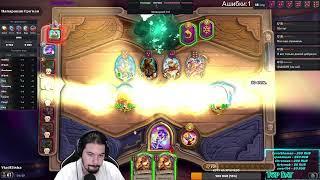 13к топ 100 Eu. Hearthstone Battlegrounds stream  Поля Сражений стрим