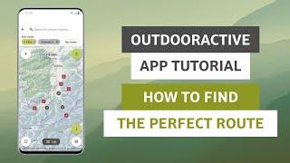 How to use the Route Finder on the Outdooractive App - iOS & Android App Tutorial