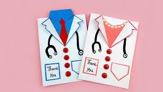 Doctor Card  How To Make Doctor Themed Card  Doctor Day Card  Thank You Card For Doctors & Nurces