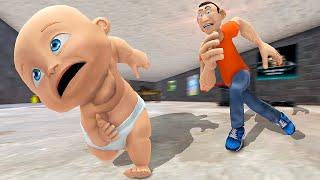 Babies Escape from RIPPED Father - Whos Your Daddy 2