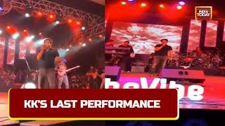 WATCH Singer KK Last Performance Video KKs Concert In Kolkata Minutes Before Untimely Demise