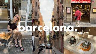 first time in barcelona  eating tapas thrifting & exploring the city