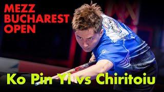 Ko Pin Yi   vs Liviu Chiritoiu  9 ball WNT Mezz Bucharest Open