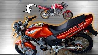 Full paint restoration HONDA TIGER 2000 ORANGE CANDY metalic 2023