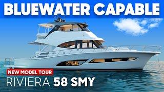 The Ultimate Liveaboard Sport Motor Yacht? Riviera 58 SMY Yacht Tour & Review