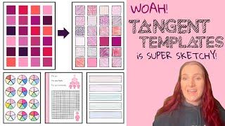 Tangent Templates update  Incredible sketch  doodle effect for KDP Printables TPT and Etsy WOW