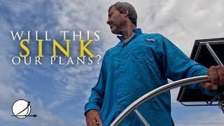 LEAKS & CRACKS Is this old catamaran safe for crossing the PACIFIC? Ep. 43