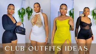 Club outfits ideas going from modest to baddie  #cluboutfitideas #baddiefits