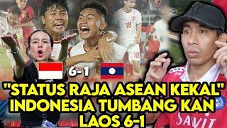 INDONESIA MENGGILA PESTA GOL TUMBANG KAN LAOS 6-1 AFF U16 REACTION