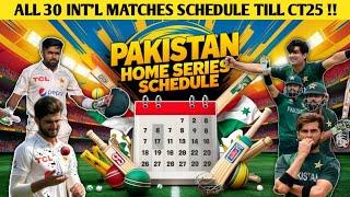 Pakistan Upcoming Matches Schedule 2024-25   All Matches Schedule Till Champions Trophy 2025