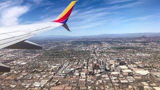 Southwest 2051 takeoff PHX-LGB Phoenix SkyHarbor Arizona Long Beach California Boeing 737-800 N8679A