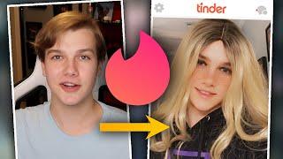 I Pretended to be a GIRL on TINDER for a week