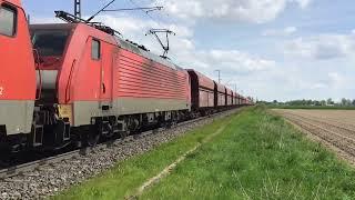 Empty Iron Ore Train DB Cargo at Breyell Germany April 30-2023 Railfan Video Trainspotting