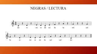 LECTURA MUSICAL DESDE CERO - NEGRA Y SU SILENCIO