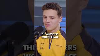 Lando Norris on Lewis Hamilton 