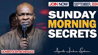 SUNDAY SECRETS 29TH SEPTEMBER 2024 - Apostle Joshua Selman Koinonia Morning Service