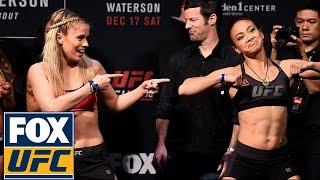 Paige VanZant and Michelle Waterson have a dance-off at their weigh-in  UFC ON FOX