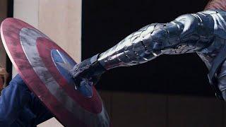 Captain America Vs Winter Soldier - Fight Scene  Captain America The Winter Soldier Blu-Ray 4K