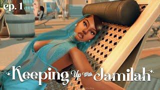 Day in the life of a Simfluencer  Keeping Up With Jamilah EP .1 — Sims 4 Lets Play
