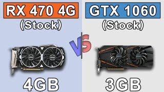 RX 470 4GB vs GTX 1060 3GB  New Games Benchmarks