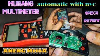 ANENG M118A  DIGITAL MINI-MULTIMETER AUTOMATIC  REVIEW & DEMO