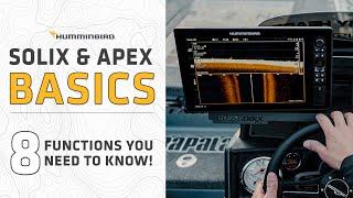 SOLIX & APEX Basics - Features You Should Know  Humminbird