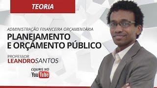 AFO Planejamento e Orçamento Público no Brasil - Professor Leandro Santos