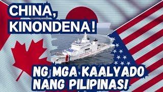 Nagpahayag ng suporta ang US Canada Japan at iba pang bansa matapos ang nangyaring banggaan